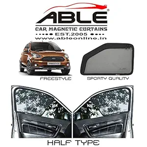 Able Sporty Half Car Magnetic Sun Shade Curtains for Ford Freestyle Set of 4