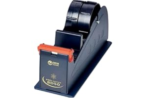 PACK SOLUTION Pro-Series BD50 Heavy-Duty Bench Tape Dispenser, Industrial-Grade, Durable, Multi-Roll Capacity, Reliable for High-Volume Packaging