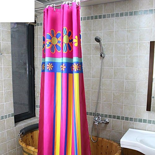 Striped Hotel mold waterproof polyester fabric/ toilet partition screens/ shower curtain set-L