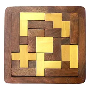 ITOS365 Wood Jigsaw Puzzle - Wooden Toys for Kids - Travel Games for Families - Unique Gifts for Children