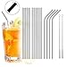 Produktbild TAOtTAO Wiederverwendbare trinkende Metallstrohe des Edelstahls 16pcs / set mit Reinigungsbürsten Edelstahl-Strohbürstengarnitur