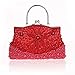 Produktbild LFGCL Bankett bagSequins handgefertigte Perlen Tasche Handwerk Tasche Retro Perlen Tasche elegant und praktisch Cheongsam Tasche, rot