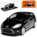 Produktbild Ford Fiesta JA8 3 Türer Schwarz 7. Generatinon 2008-2017 1/43 Minichamps Maxichamps Modell Auto mit individiuellem Wunschkennzeichen