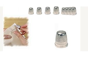 MERCERÍA SUANCES Dedal costura profesional, diferentes medidas disponibles, dedal para coser, bordar, manualidades, cuero (14mm)