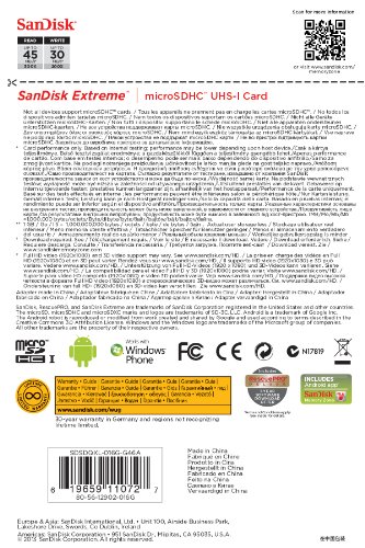 SanDisk Mobile Extreme microSDHC 16GB UHS-I Class 10 Speicherkarte + SD-Adapter + Rescue Pro Deluxe bis zu 45MB/s - 5