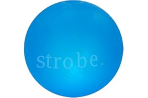 Planet Dog Orbee-Tuff Strobe - Spielball für Hunde - mit LED-Beleuchtung - Blau
