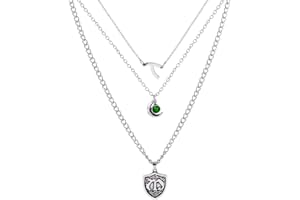 Zaky The Vampire Katherine Schmuck Halskette Ringe Verschiedene Sets Vampir Elena Gilbert Öffnung Eisenkraut Medaillon Anhänger Halskette(D)