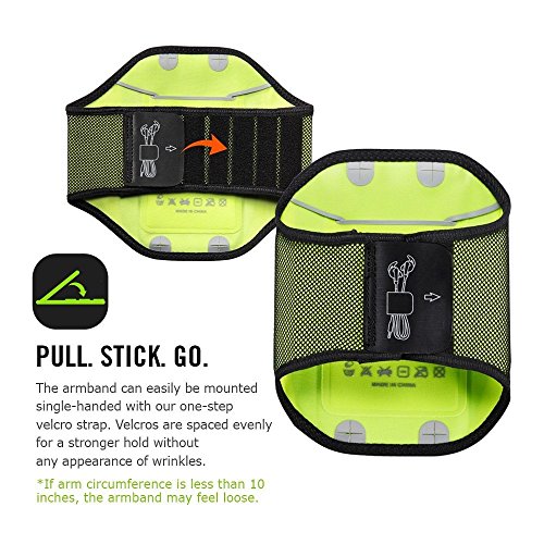 Fascia Braccio, Spigen Velo Braccio Sportiva Universale per Jogging Palestra Running con Cinturino Regolabile per iPhone 8/7/6S/6/SE/5S/5, Samsung Galaxy S8/ S7 etc Fascia da Braccio - SGP11198