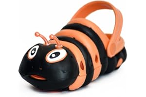 JeGes Caterpillar Kids Clogs - Summer Sandals for Beach, Pool, Garden or Home - UK Size 2-11 or EU Size 18-29