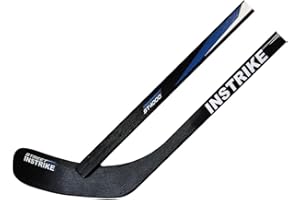 Instrike Street ST4000 - Racchetta in legno per bambini, 132 cm (circa 132 cm), adatta per hockey in linea e mazza da hockey su ghiaccio, per ragazzi dai 6 ai 15 anni