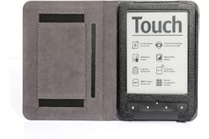 ENJOY-UNIQUE - Coque en simili cuir de style livre pour liseuses PocketBook Touch Lux 3, PocketBook 622, PocketBook Touch HD, PocketBook Aqua