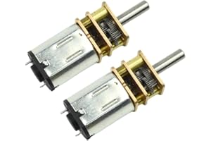 CHANCS Micro Moteur Electrique N20 DC Gear Motor DC 6V 86RPM Micro Robot Smart Car Motor DIY Moteur à engrenage pour maquette d'avion Hobby 2PCS