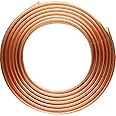 Copper Tubing, 8mm OD x 6mm ID x 6.56Ft Refrigeration Pipe, Soft Coil Copper Tubing for Air Conditioner (C1100 T2)