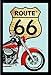 Produktbild Route 66 Spiegel Red Bike (22cm x 32cm)