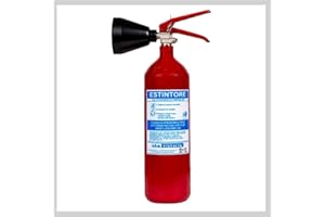A.B.M. VICTORIA Estintore a CO2 Kg 2, Certificato, di Nuova Costruzione, Fornito di Staffa e Cartello + Tagliando di Controllo Applicato Tramite Adesivo sull’Estintore Stesso