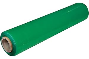 G4Goods® 1 Rolls Strong Durable Green Tint Pallet Wrap 400mm x 150m x 20mu | Tear-Resistant Stretch Shrink Film | Water & Moisture Proof | High-Quality & Easy-to-Use