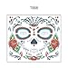 Produktbild HoganeyVan Waterproof Sweatproof Simulation Temporary Tattoo Stickers Fashion Fake Tattoos Halloween Face Stickers for Adult Men Women