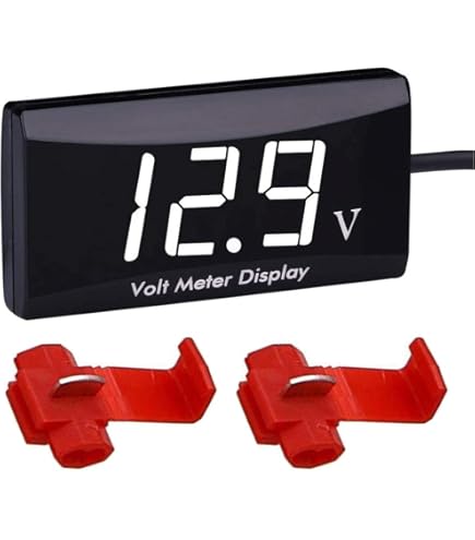 Digitale voltmeter voor paneel 3 tot 30 v Rood - Ben's electronics