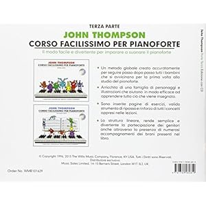 John Thompson's Corso Facilissimo Per Pianoforte: Terza Parte (Book & CD)