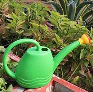 GREENIFI 1.8 ltrs. Watering Can with Detachable Shower Head for Outdoor and Indoor House Plants, Flowers, Vegetables and Herbs, Long Spout, Premium Plastic with UV Protection