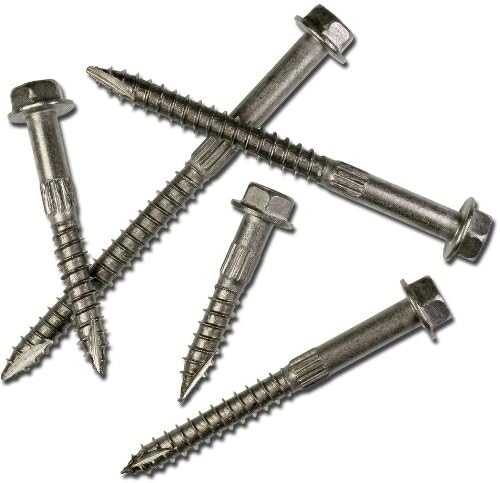 Simpson Structural Screws ZD044015 100Pc 1/4X6 Wood Screw