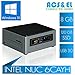 Produktbild Intel NUC 6CAYH Mini ITX PC System Intel QuadCore J3455 4x 1.5-2.3GHz | 8GB DDR3-1600 | 120GB S-ATA SSD | Intel HD Graphics HDMI | 65W Netzteil, extern | onboard Soundchip | USB 3.0 Ports | Windows 10 Pro 64Bit OEM,ESD Vollversion [98771_W10]