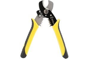 ELPRICO Alicate Pelacables, Pelacables de Corte de Alambre, 2 en 1 Alicates Pelacables de Corte de Cable Herramienta Eléctrica para Electricista Rt-6065 Funciones de Corte y Pelado 2 en 1