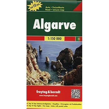 Carte routière : Algarve Carte routière : Algarve