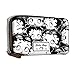 Price comparison product image BETTY BOOP Noir - Women's Wallet with Wrist Handle - Zip Lock and Metallic Button - Color Black