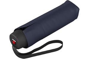 Knirps Regenschirm I.010 Small Manual mit Schirmtasche I kleiner Regenschirm für unterwegs I Handöffner Taschenschirm I Regenschirm windstabil & leicht I Mini Schirm