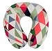 Magasin Geometric Pattern U-Shaped Memory Foam Travel Neck Pillow - 12"x12", Multicolour RS.999.00