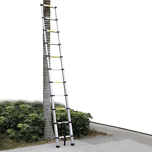Finether Leiter Teleskopleiter 3.2M Aluleiter Anlegeleiter Mehrzweckleiter Alu max Belastbarkeit 150 kg - 7