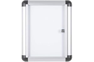 Bi-Office Vitrine d'Affichage Interieur Enclore Extra, Tableau Blanc Magnétique Verrouillable, Taille: 306 x 376 mm - 1xA4