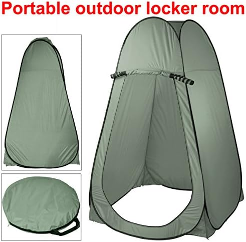 Outdoortips Portable Pop Up Camping Beach Changing Shower Room Toilet Tent With Carry Bag