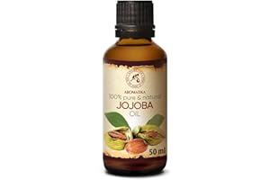 AROMATIKA TRUST THE POWER OF NATURE Pure Jojoba Oil 50ml - Cold Pressed - Simmondsia Chinensis Seed Oil - Argentina - 100% Natural Jojoba Oil for Hair - Face - for massage - Body Care