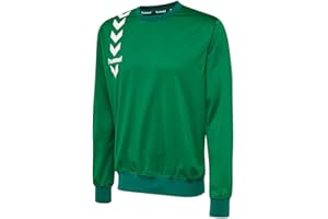 hummel Essential Poly Sweat Sudadera Azul 100% poliéster Uni_Kids Talla 6 Unisex niños