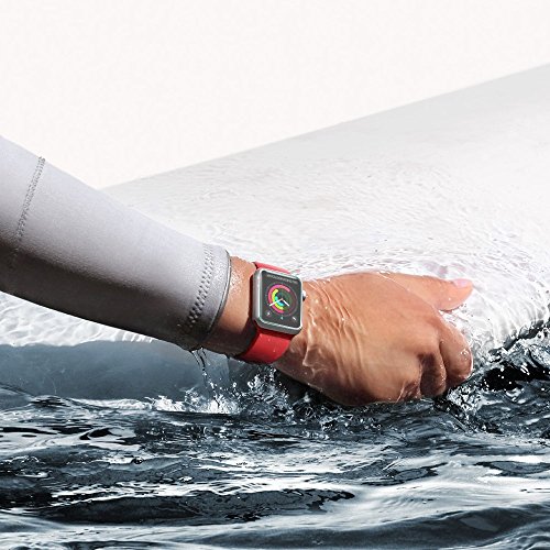 iWatch Schutzfolie, Kany 42mm Panzerglas Extrem Dünne HD Kristallklare Display Schutzfolie Bildschirm Hartglas - 7