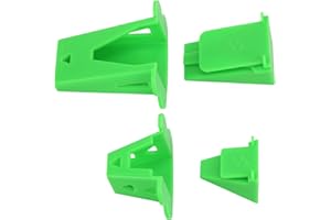 GOSKNOR 2pz Fabric Roll Tube Maker, Strumento Pieghevole per Creare Rotoli di Tessuto in Plastica Jelly Roll per Realizzare Più Facilmente Tappeti in Tessuto (Verde)