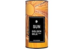 HELLO CÚRCUMA! Sun Golden Milk Expert 150gr (75 porciones) - Leche dorada en polvo - Ingredientes 100% Naturales – Curcuma en polvo con Jengibre y Pimienta negra con alta concentración de curcumina