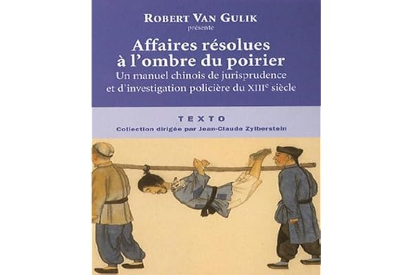 Affaires résolues à l'ombre du poirier: Un manuel chinois de jurisprudence et d'investigation policière du XIIIe siècle