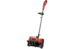 Einhell Fraise à Neige sans Fil GE-St 36/40 Li E-Solo Power X-Change (36 V, Largeur utile 40 cm, Hauteur de Neige Max. 20 cm) Livré sans Batterie et sans Chargeur, noir/rouge