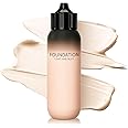 Azonee Silky Full Coverage Foundation, Long-Wearing & Waterproof Soft Foundation, Lightweight Moisturizing Foundation for All Skin Types, Oil-Free & Nourishing Formula for Flawless Face Makeup