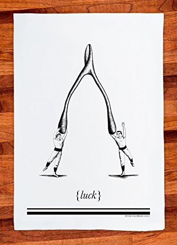 Potluck Press Luck Flour Sack Towel