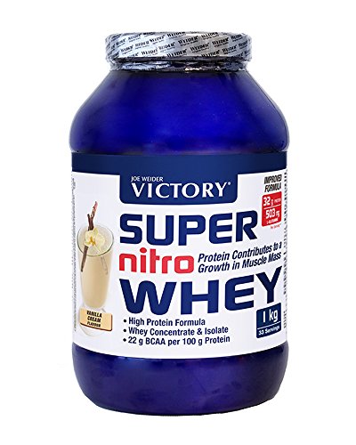 Weider Victory Super Nitro Whey - Crema-Vainilla, 1 kg