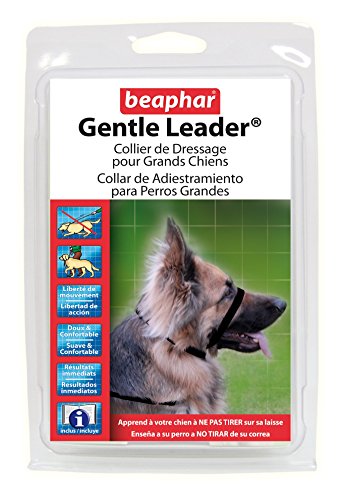 Beaphar Collar de Adiestramiento Gentle Leader, L, Negro