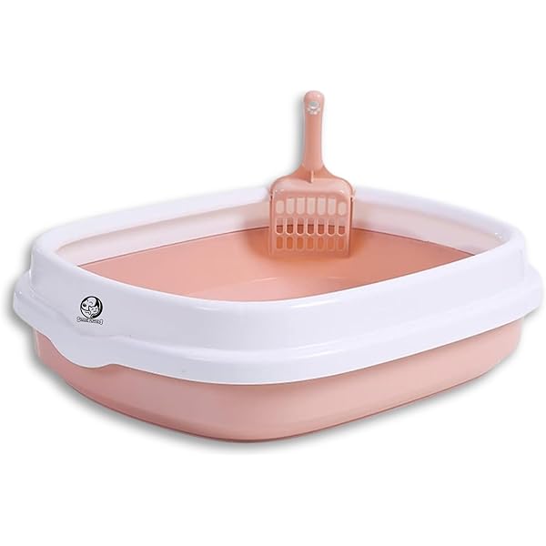 Pink So Phresh Litter Pan Small Litter Box High-Back Litter Box