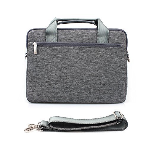 WIWU 15 Zoll Segeltuch Aktentasche Laptop Tasche Beutel mit Handgriff und Schultergurt Handtasche Aktenkoffer f  r MacBook Pro Tablet Notebook Busines