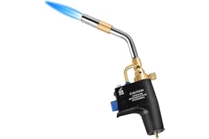 RTMMFG MAPP Propane Torch Gas High-Intensity Trigger Start Heavy Duty Plumbing Soldering Brazing Blow for Welding, Machine Maintenance, Barbecue Gas Cylinders not Included