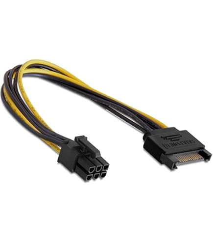 Câble D'alimentation PCI-E 6 Broches Vers SATA 15 Broches - Remplacement Compatible Corsair CX850M CX750M CX600M - 5