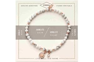 Fossil Kobiety Wellness Bransoletka, Biały, 16.5 cm